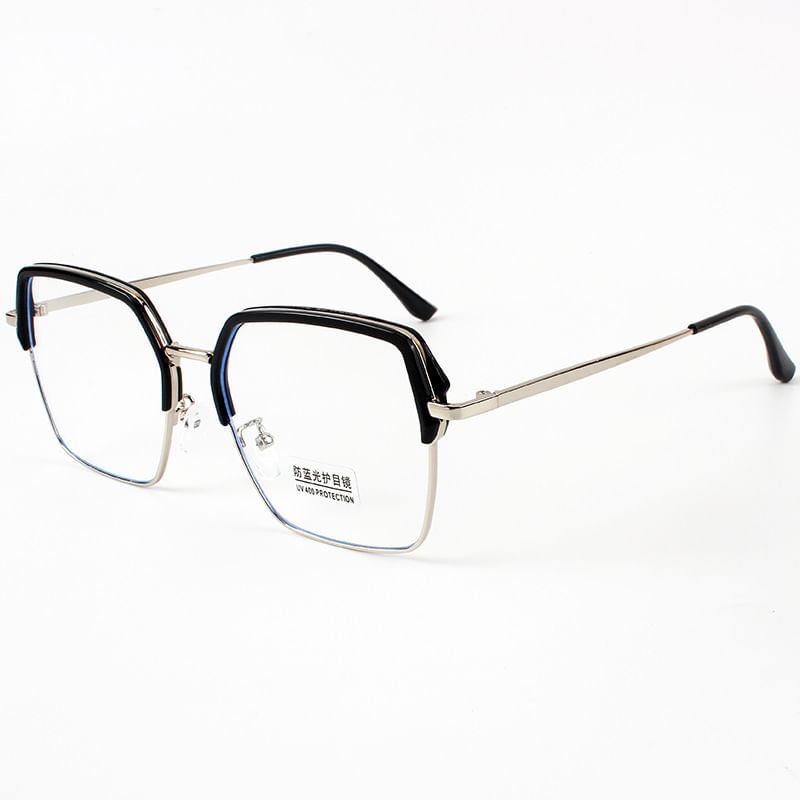 Thin Frame Square Eyeglasses