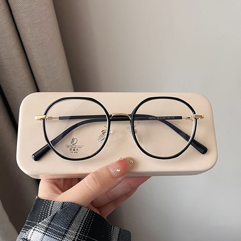 Eyeglasses Thin Frame Round