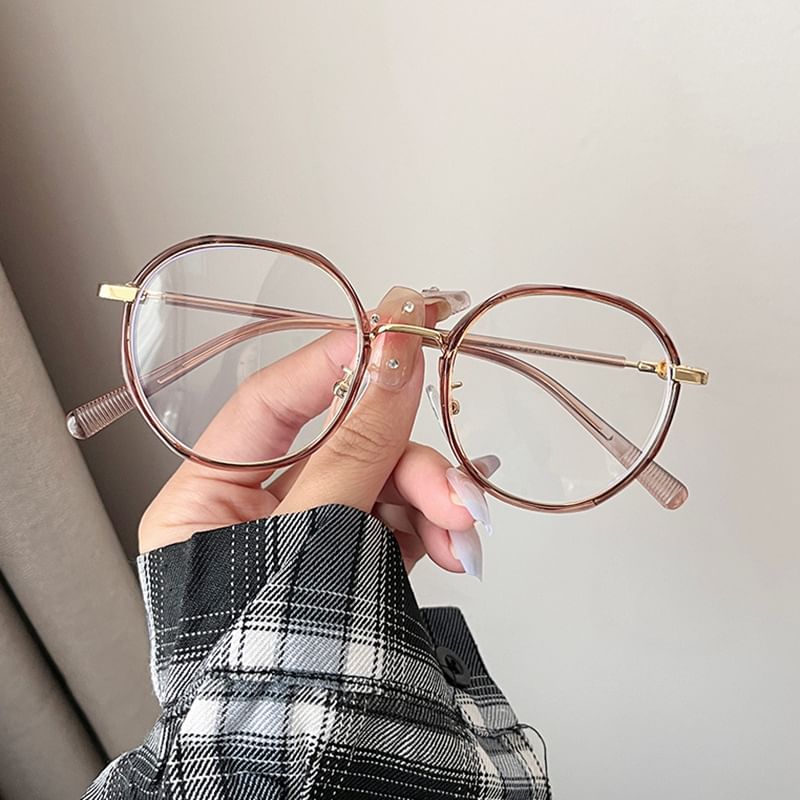 Eyeglasses Thin Frame Round