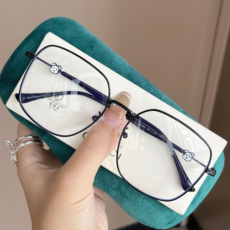 Thin Polygon Eyeglasses Frame