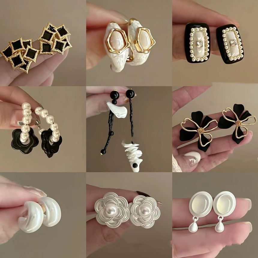 Cuff Stud Earring Necklace Ear / Huggie Drop