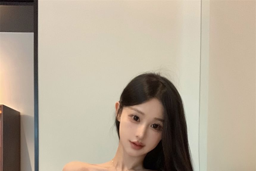 Top One-Shoulder Asymmetrical Plain Cami