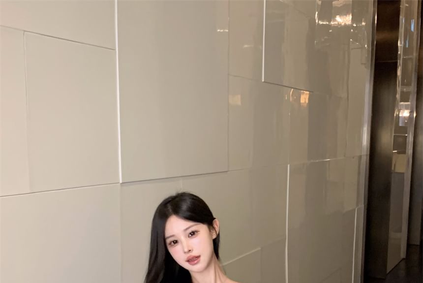 Top One-Shoulder Asymmetrical Plain Cami