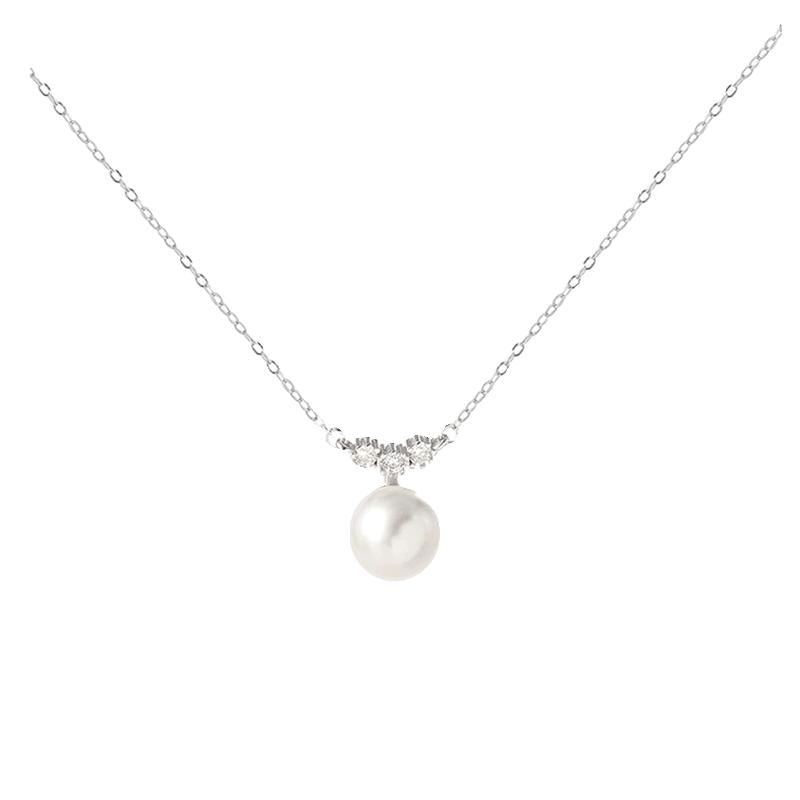 Pendant Pearl Faux Necklace Star Rhinestone /