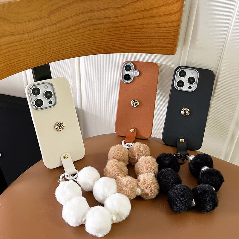 Phone Case Floral with Strap