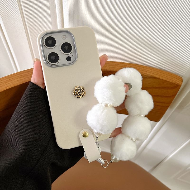 Phone Case Floral with Strap