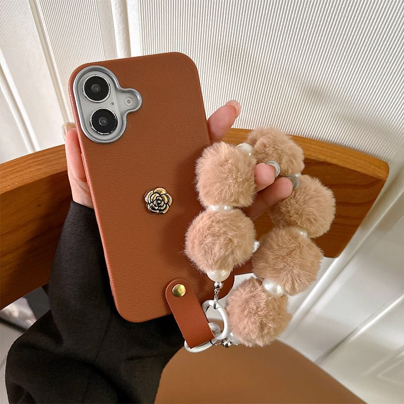 Phone Case Floral with Strap