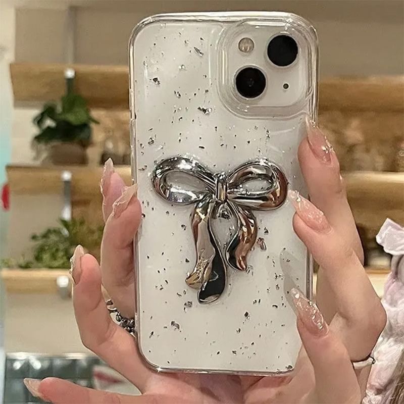 Bow Leaf Gold Phone Case