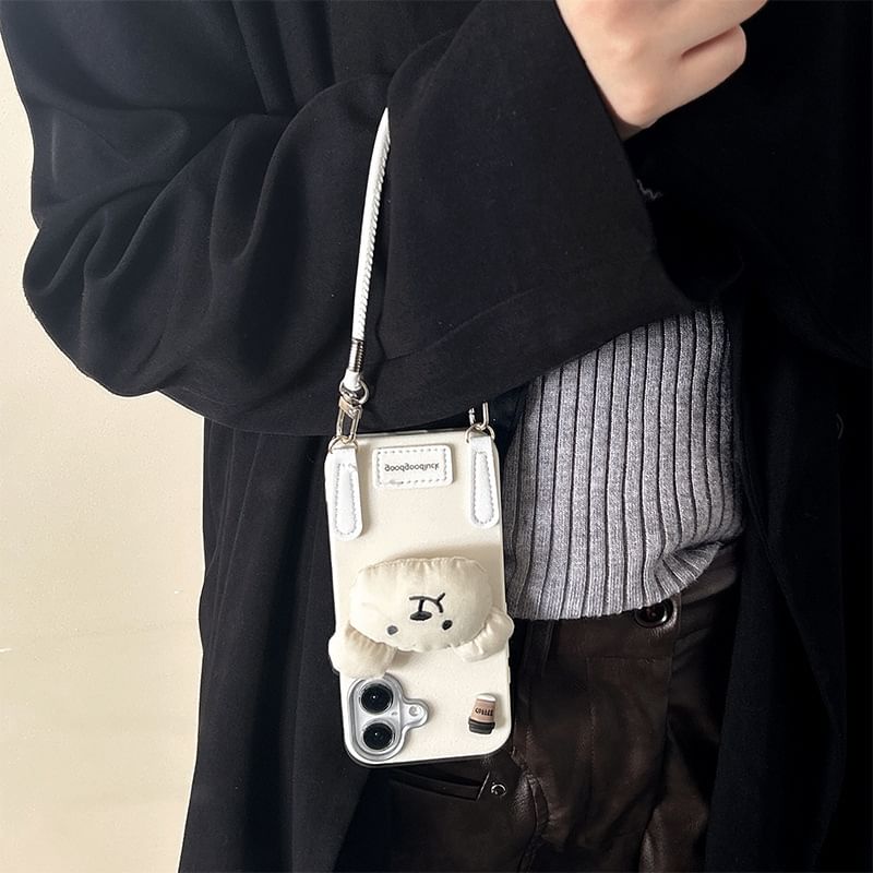 Strap Phone Puffed Bear Case with
