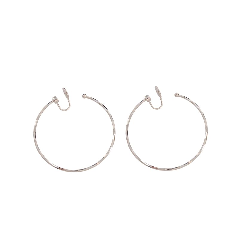/ Earring On Open Hoop Clip