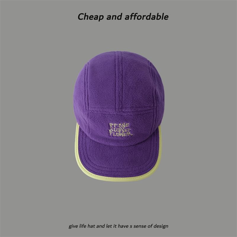 Cap Embroidered Lettering Fleece