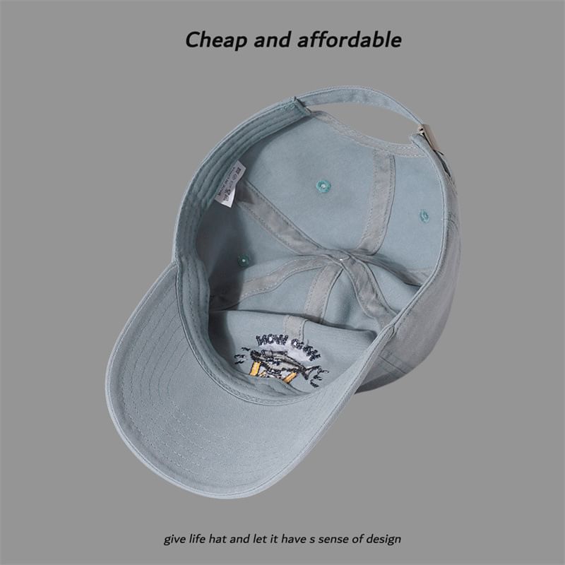 Cap Embroidered Baseball Cat