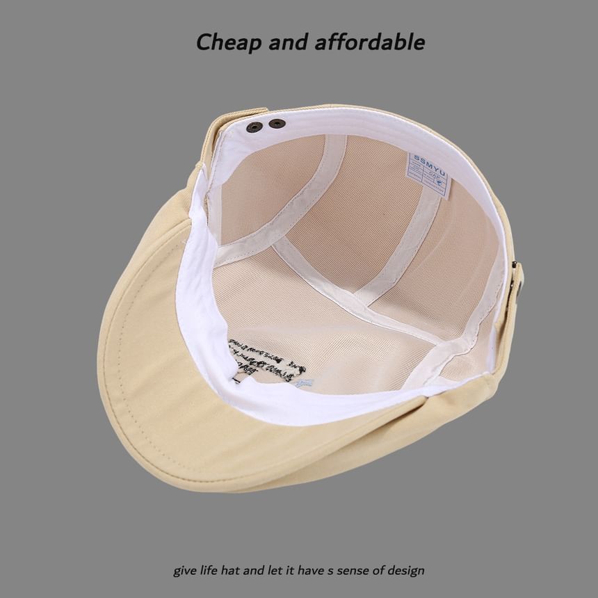 Cartoon Embroidery Hat Newsboy