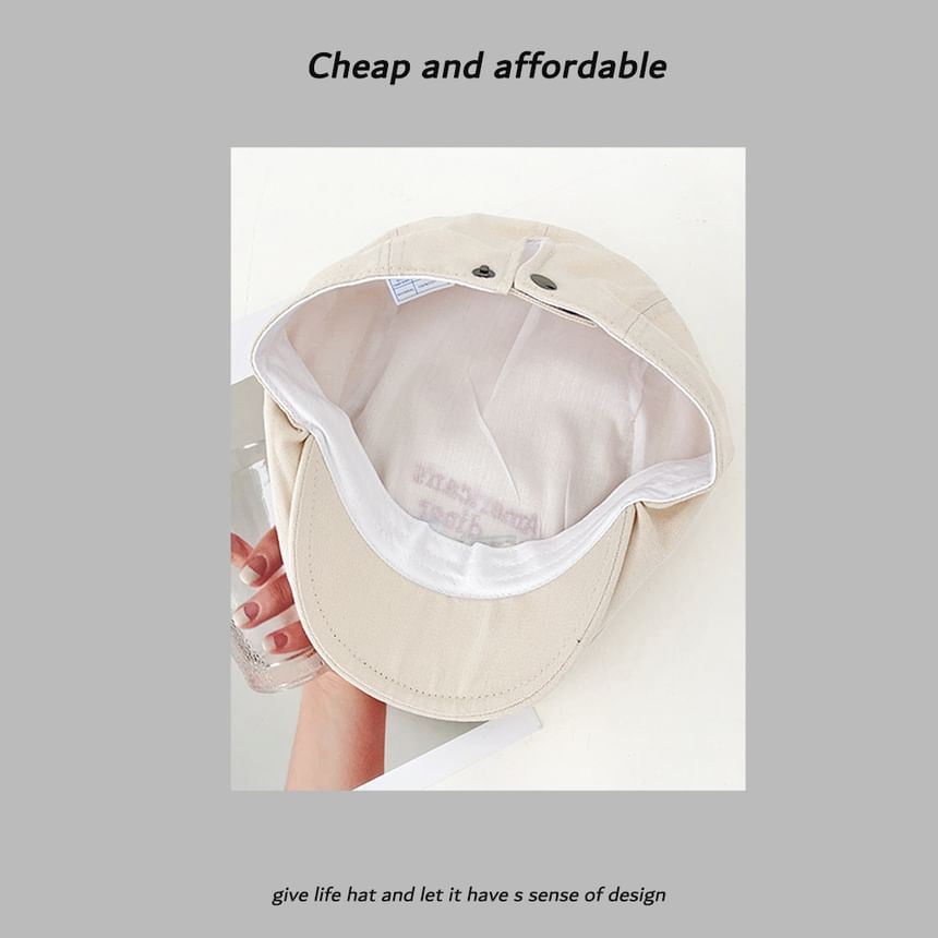 Newsboy Embroidery Cartoon Hat
