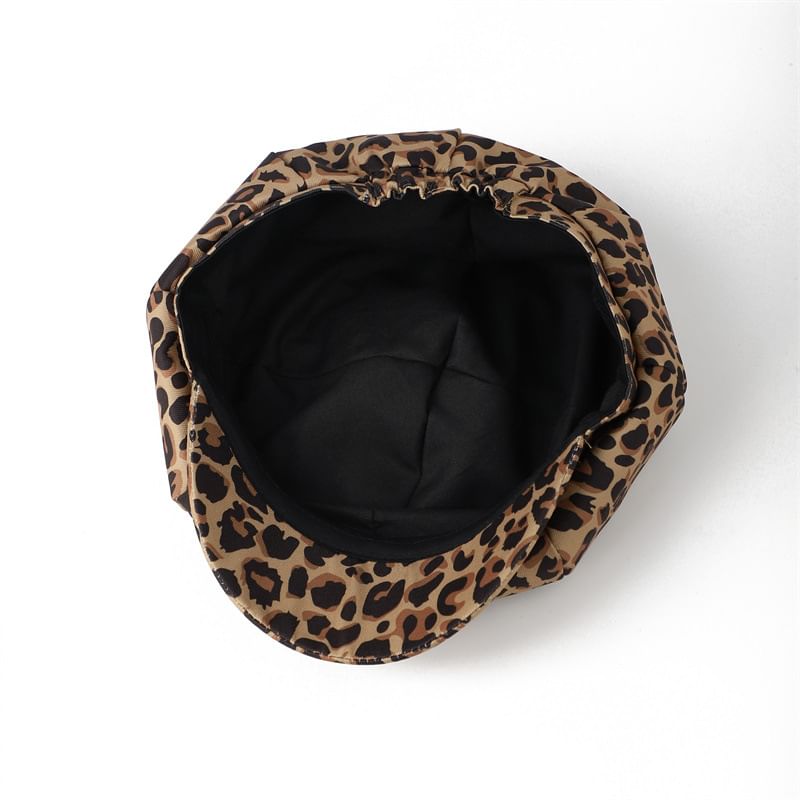 Cap Newsboy Animal Print