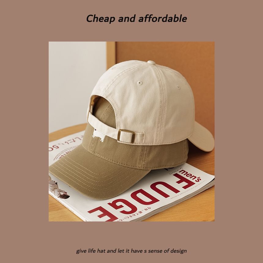 Cap Baseball Dog Embroidered