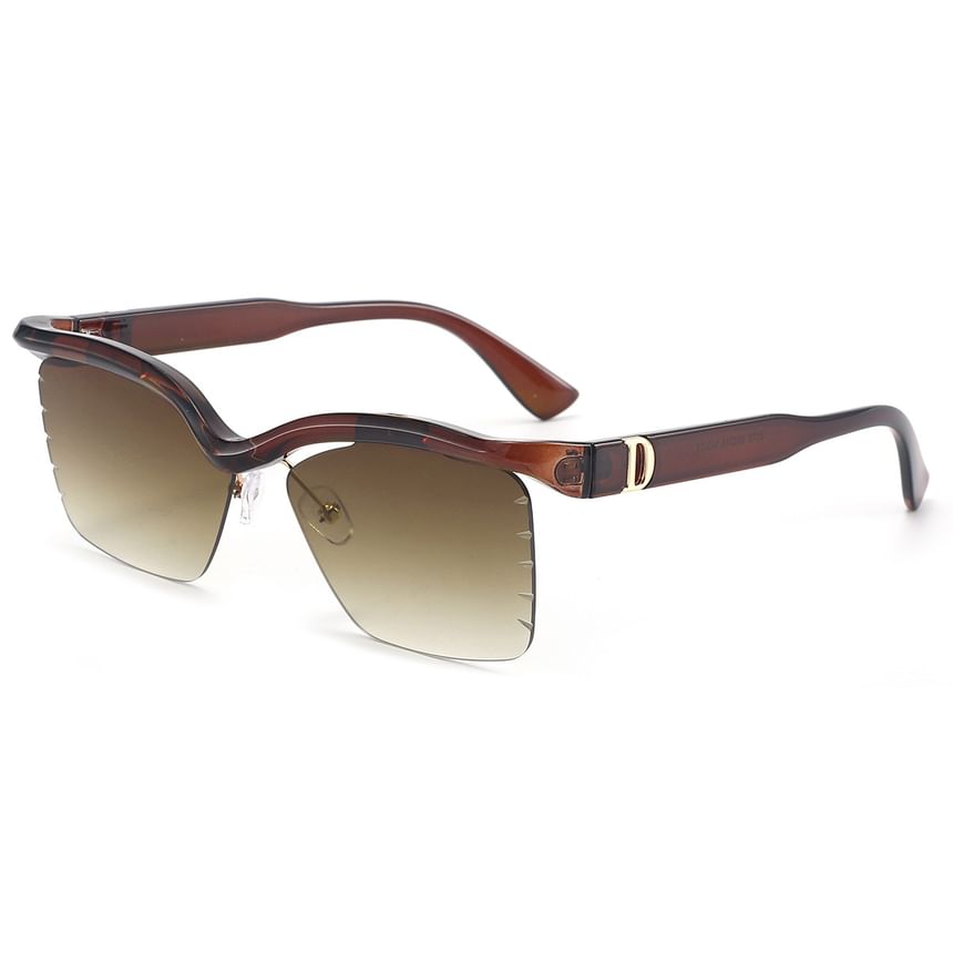 Sunglasses Rimless Browline