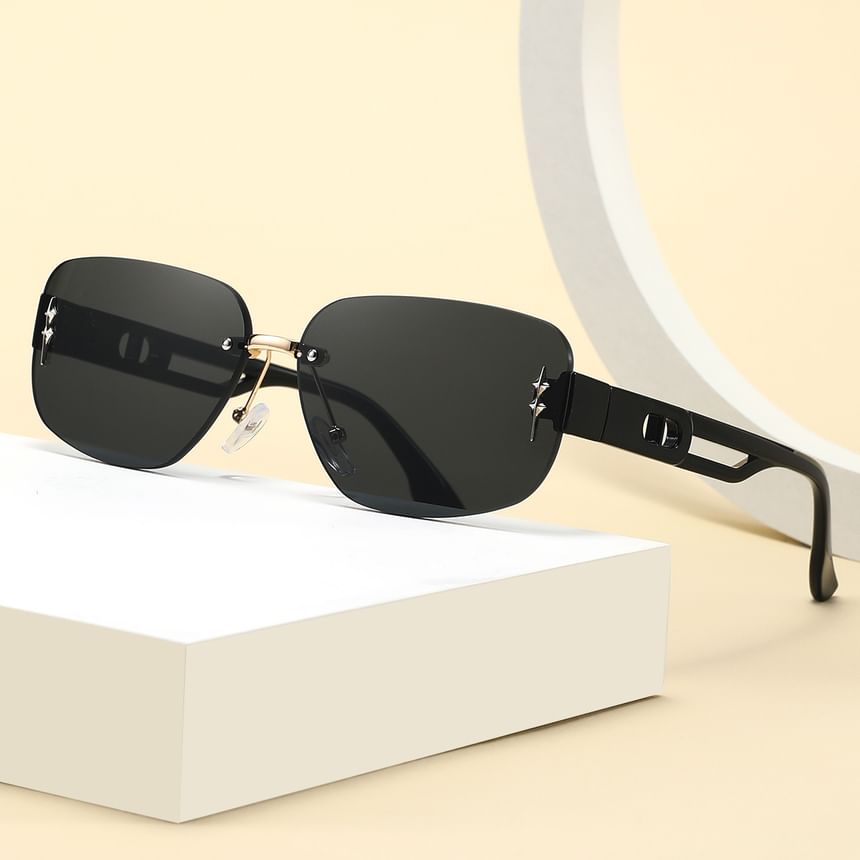 Sunglasses Rectangle Rimless
