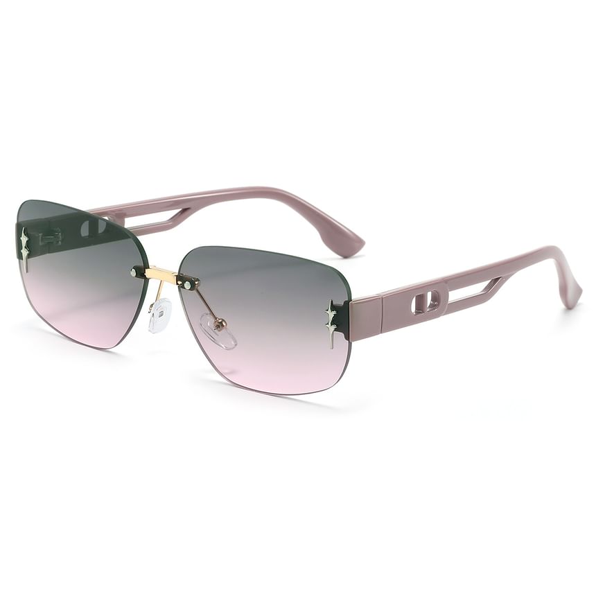 Sunglasses Rectangle Rimless