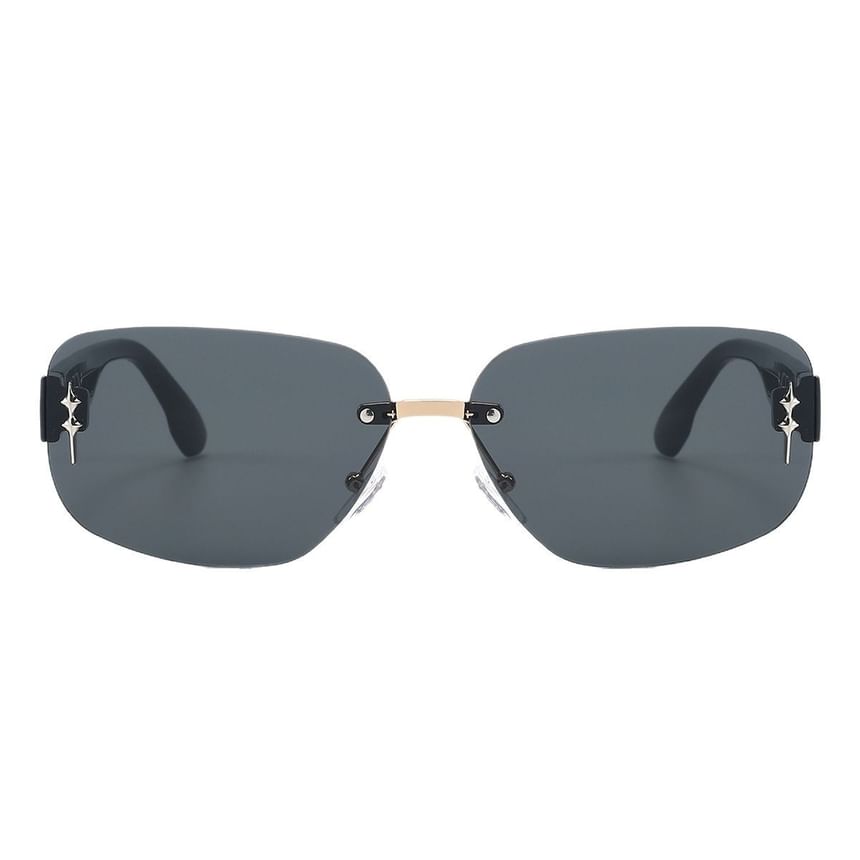 Sunglasses Rectangle Rimless