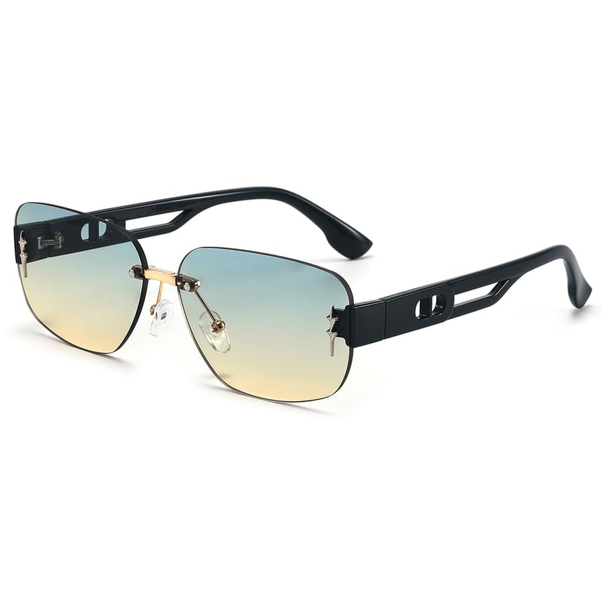 Sunglasses Rectangle Rimless
