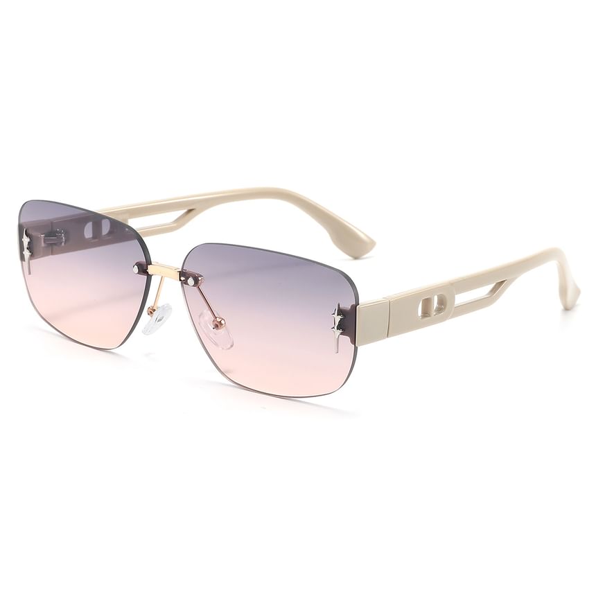 Sunglasses Rectangle Rimless