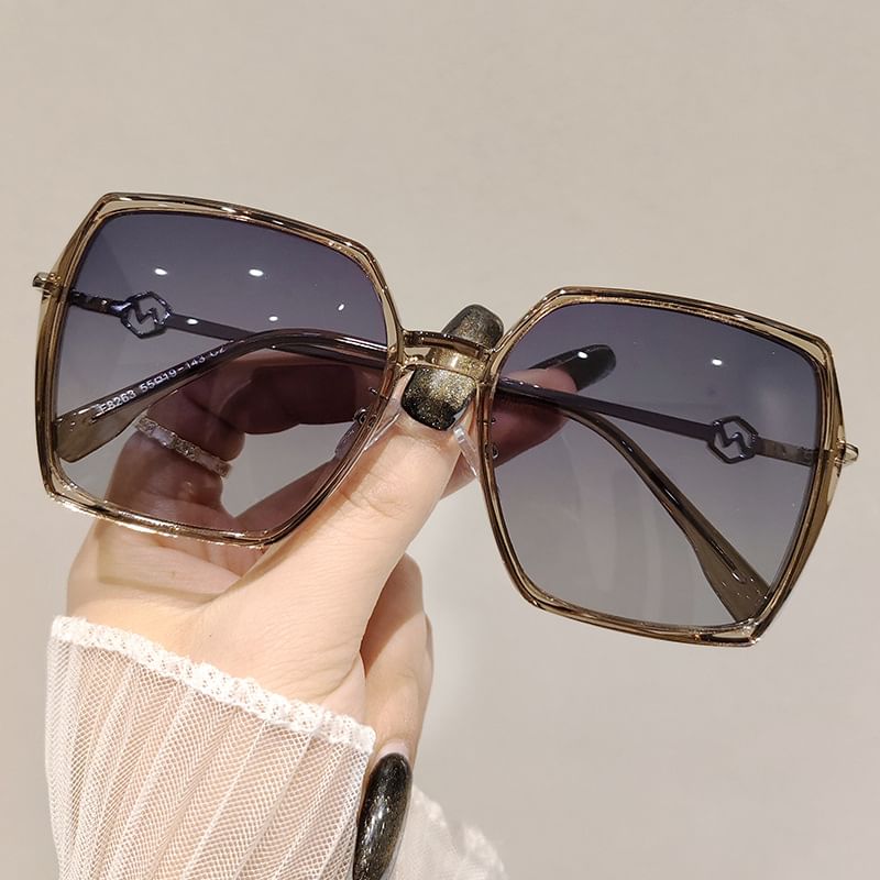 Geometric Sunglasses Oversized