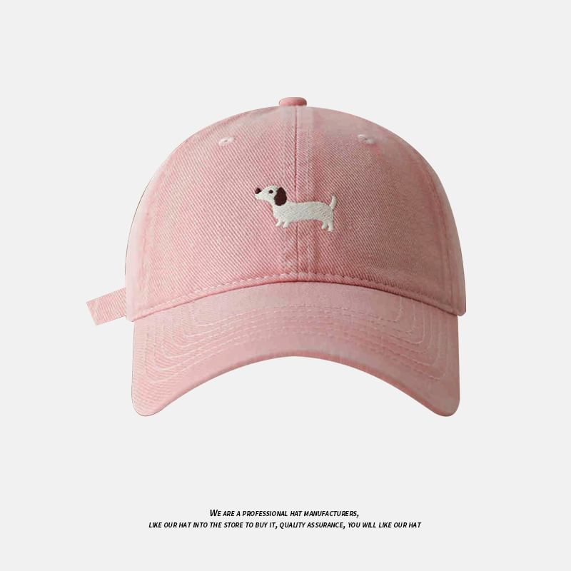 Cap Baseball Embroidered Dog
