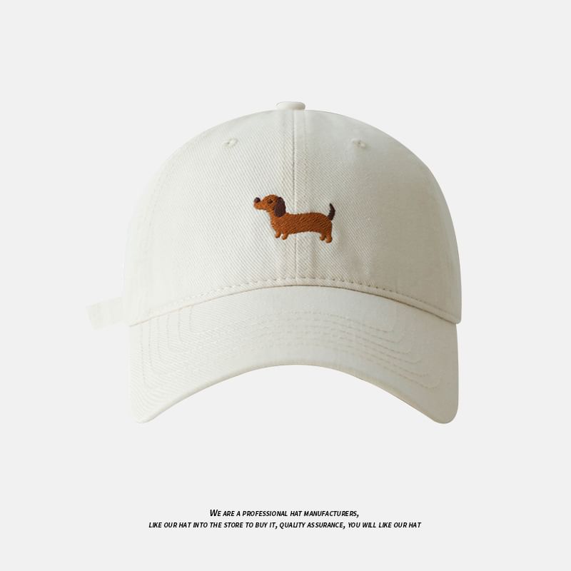 Cap Baseball Embroidered Dog