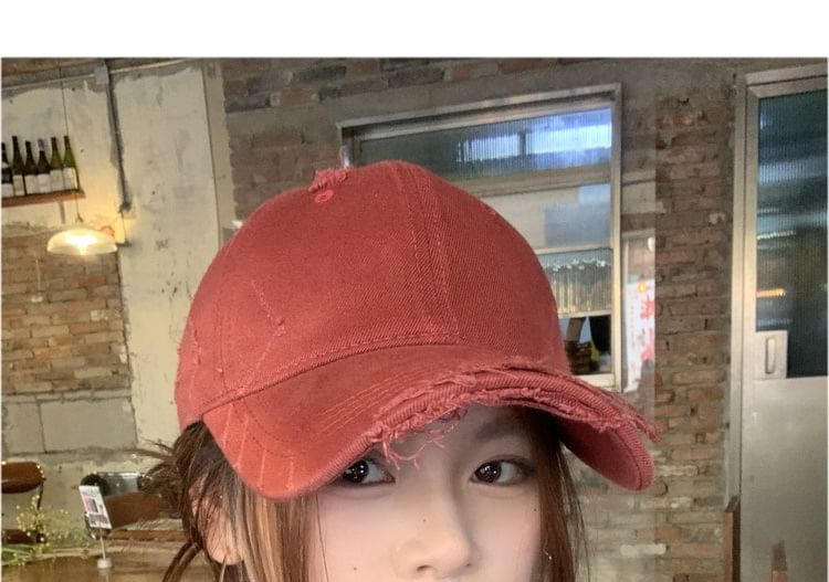 Cap Distressed Baseball