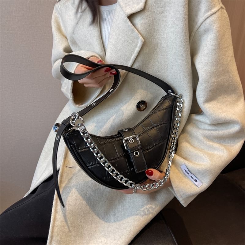 Bag Hobo Print Animal Buckled