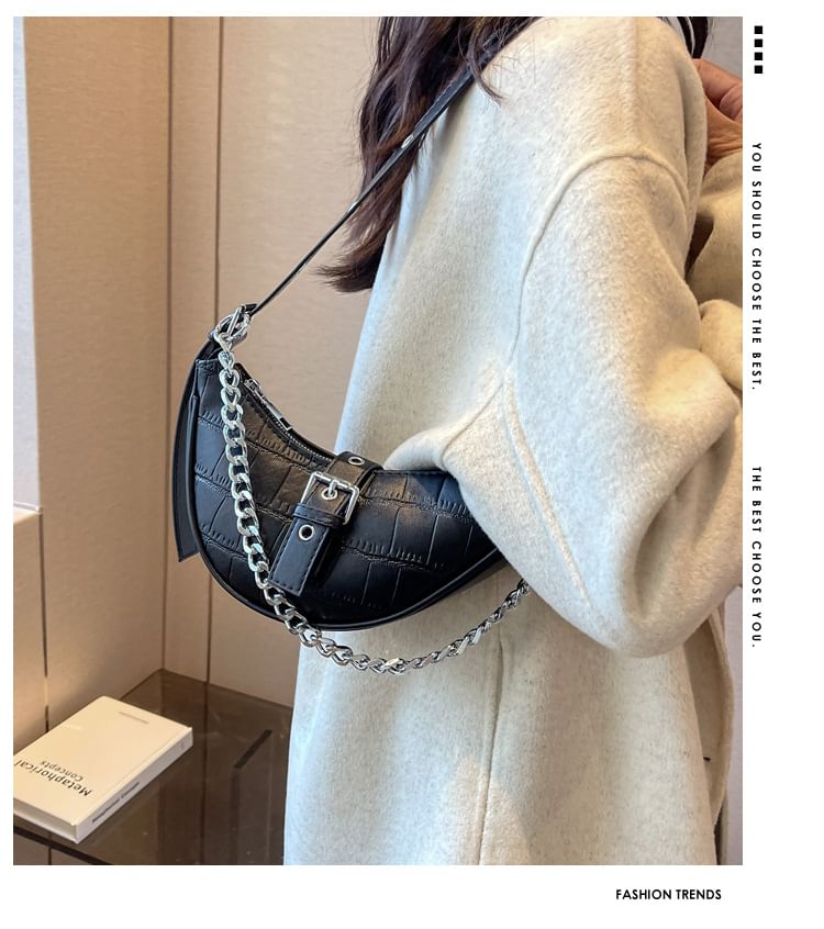 Bag Hobo Print Animal Buckled