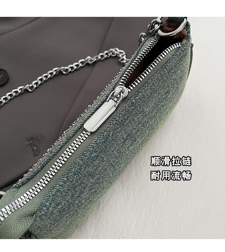 Clutch Evening Rhinestone Denim