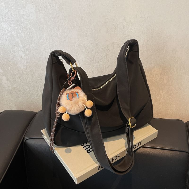 Plain Bag Leather Shoulder Faux