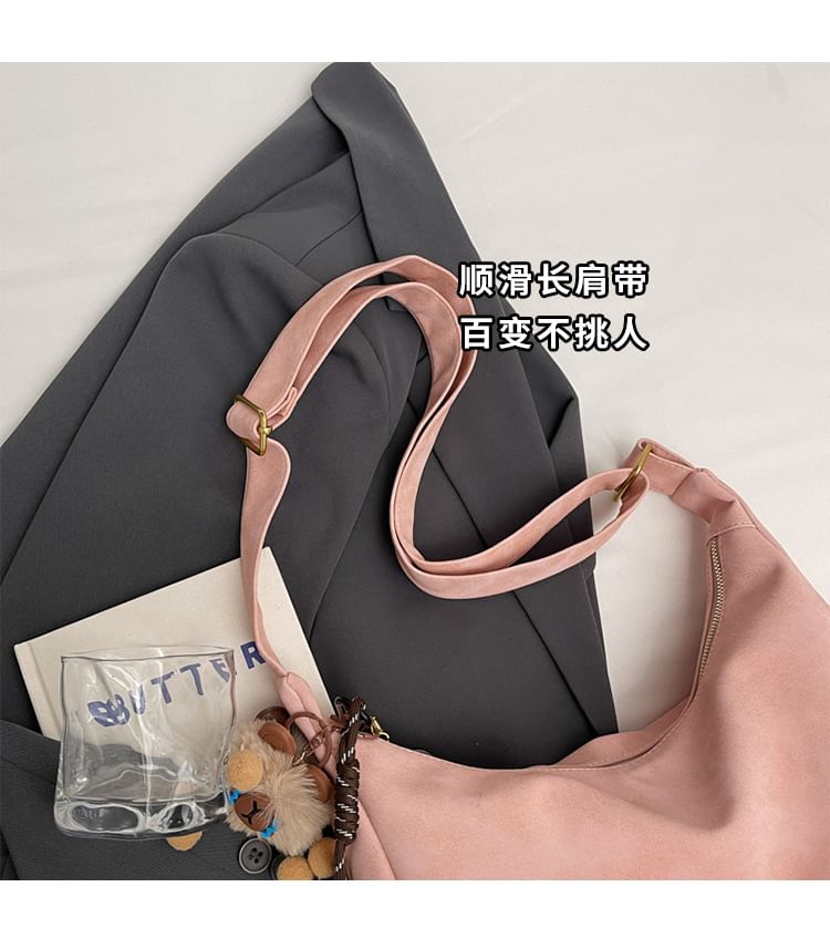 Plain Bag Leather Shoulder Faux