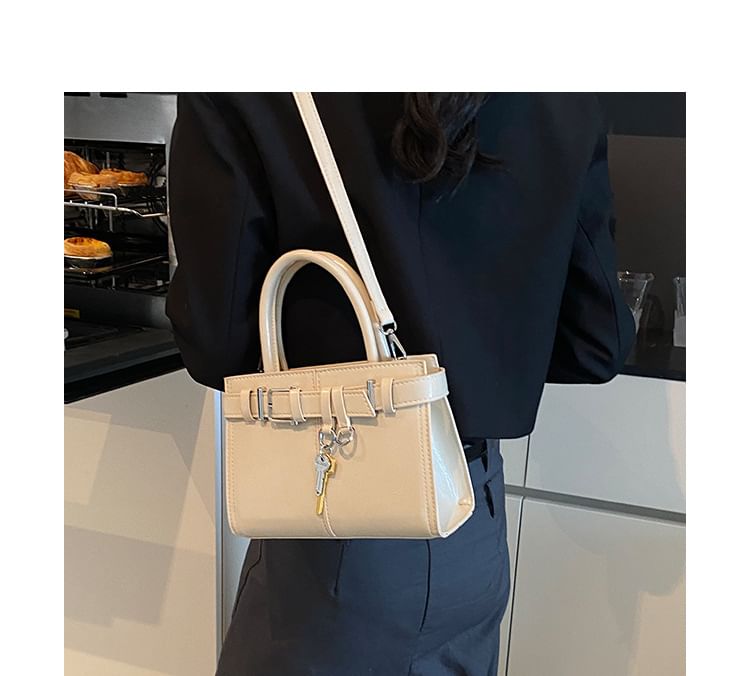 Buckle Faux Bag Crossbody Leather