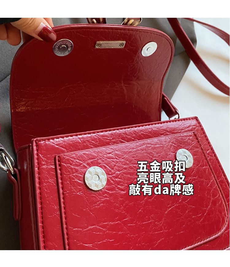 Crossbody Bag Bow Accent Flap