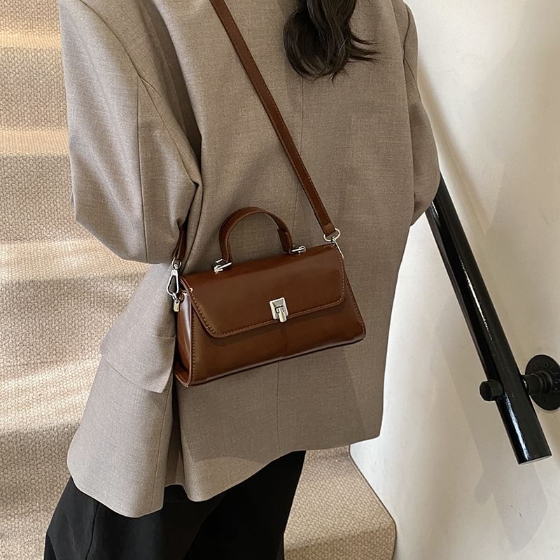 Flap Bag Faux Crossbody Leather