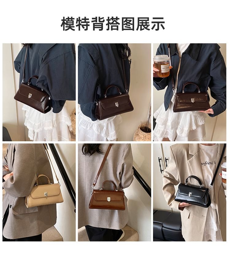 Flap Bag Faux Crossbody Leather