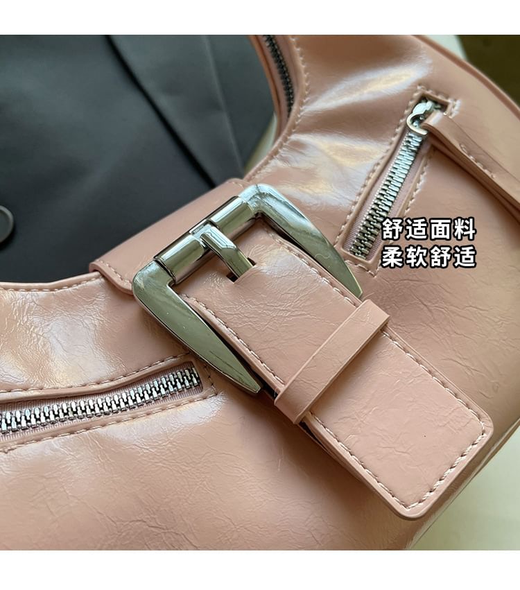 Bag Faux Bucked Leather Shoulder