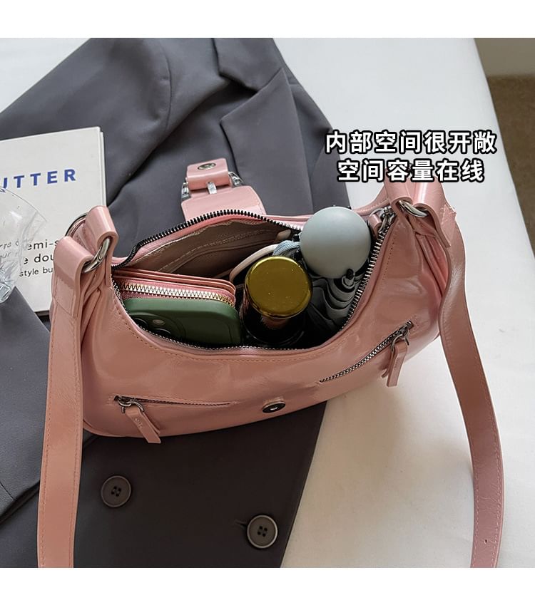 Bag Faux Bucked Leather Shoulder