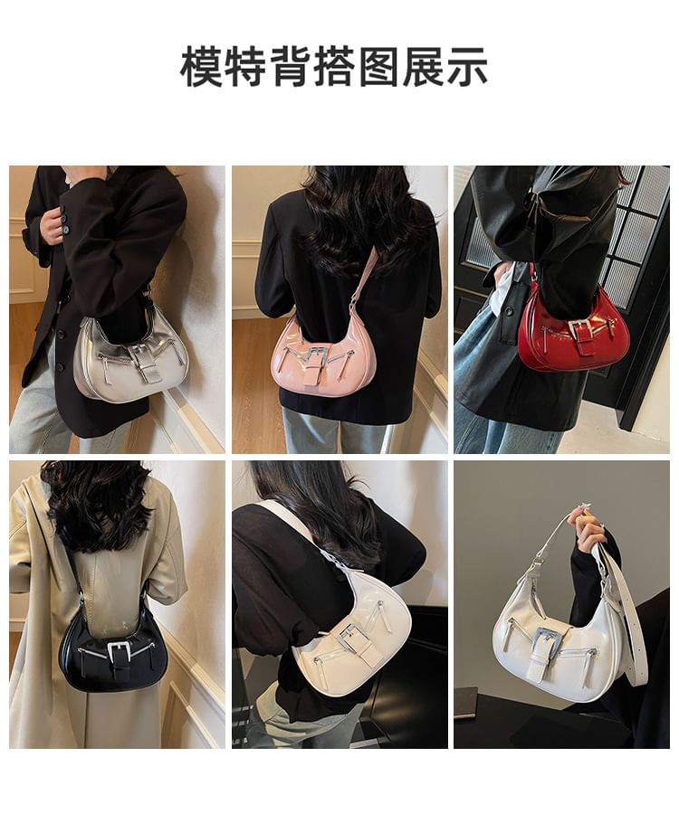 Bag Faux Bucked Leather Shoulder