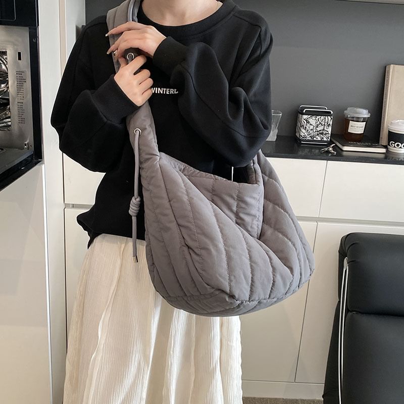 Quilted Plain Bag Shoulder