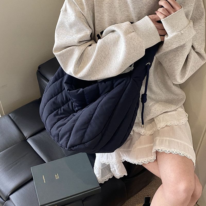 Quilted Plain Bag Shoulder