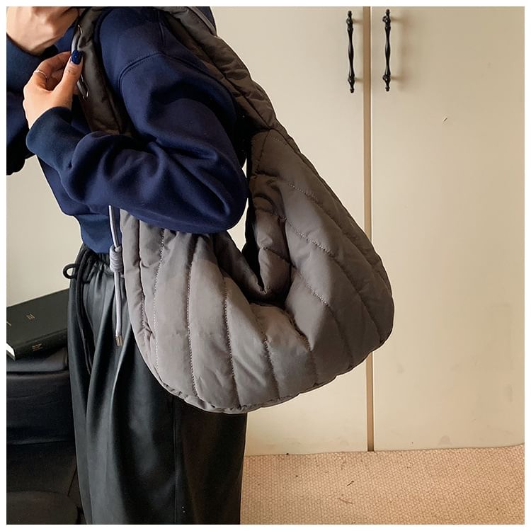 Quilted Plain Bag Shoulder