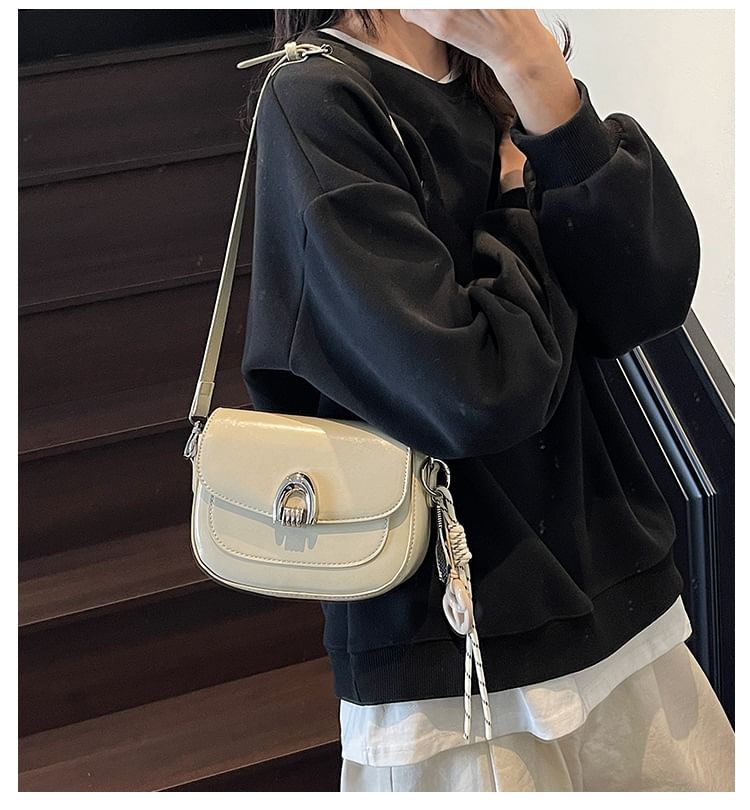 Leather Bag Faux Crossbody Flap