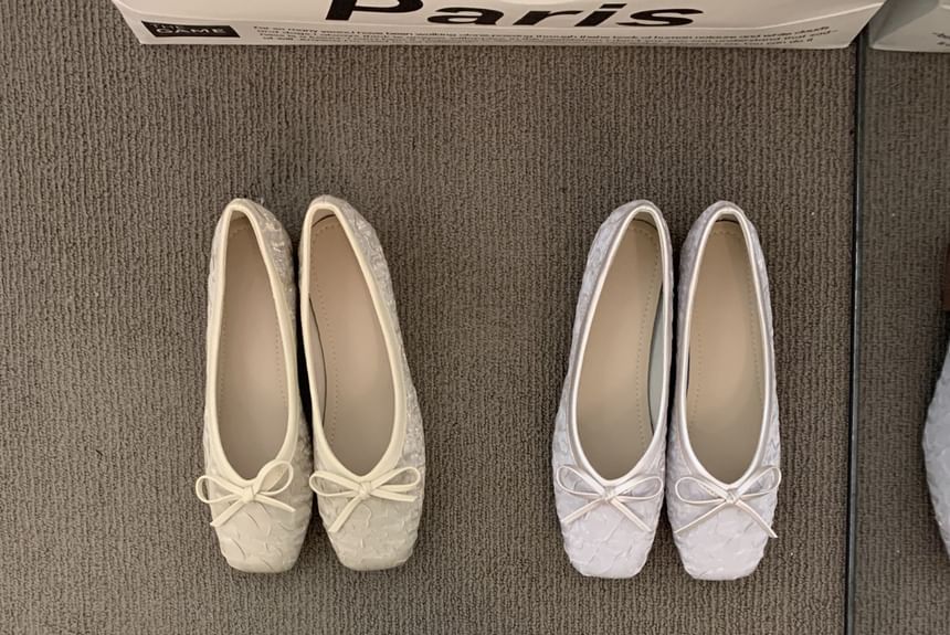 Bow Flats Square-Toe