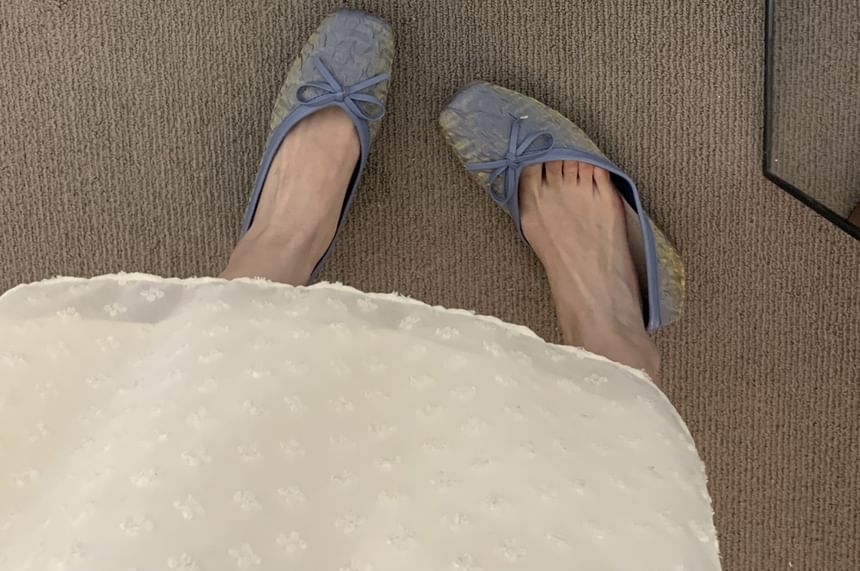 Bow Flats Square-Toe