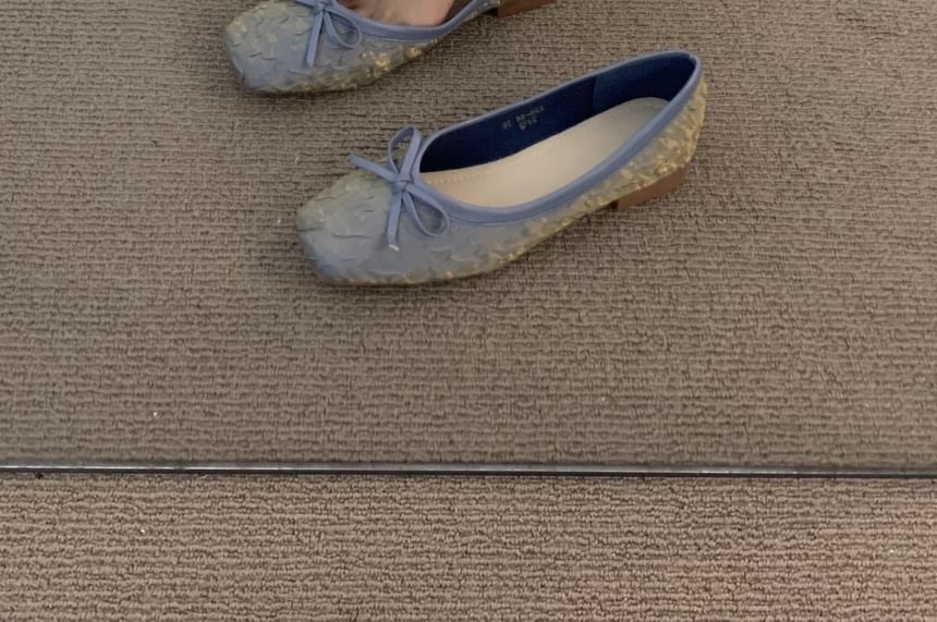 Bow Flats Square-Toe