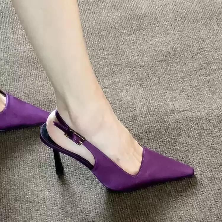 Slingback Heel Stiletto Pumps